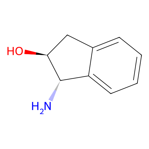 (1S,2S)-1-Amino-2-indanol structure