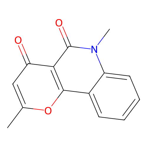 2,6-Dimethyl-6-hydropyrano[3,2-c]quinoline-4,5-dione structure