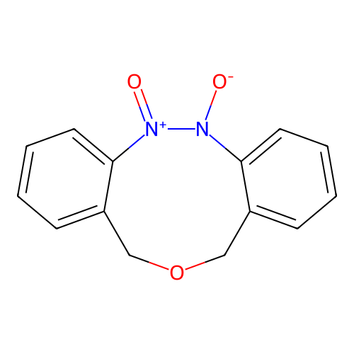 6-Oxido-11,13-dihydrobenzo[c][6,1,2]benzoxadiazonin-5-ium 5-oxide structure