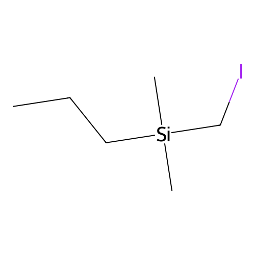 Silane, (iodomethyl)dimethylpropyl- structure