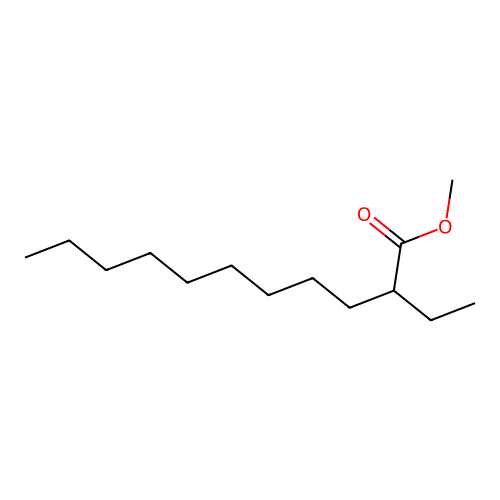 Undecanoic acid, 2-ethyl-, methyl ester structure