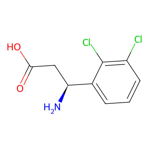 (S)-3-Amino-3-(2,3-dichlorophenyl)propanoic acid structure
