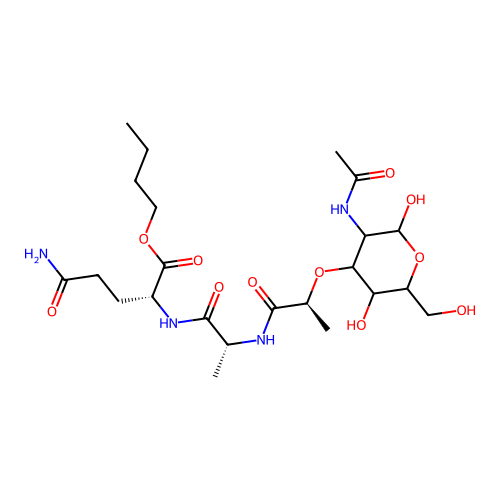 Murabutide [INN] structure
