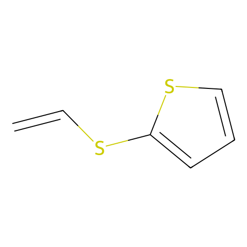 Thiophene, 2-(ethenylthio)- structure