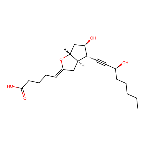 13,14-Dehydroprostaglandin I2 structure