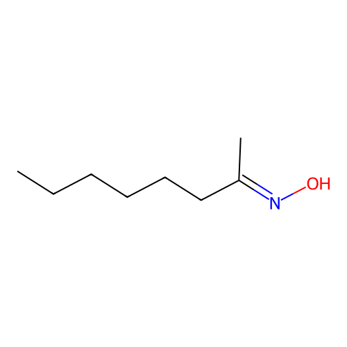 2-Octanone, oxime structure