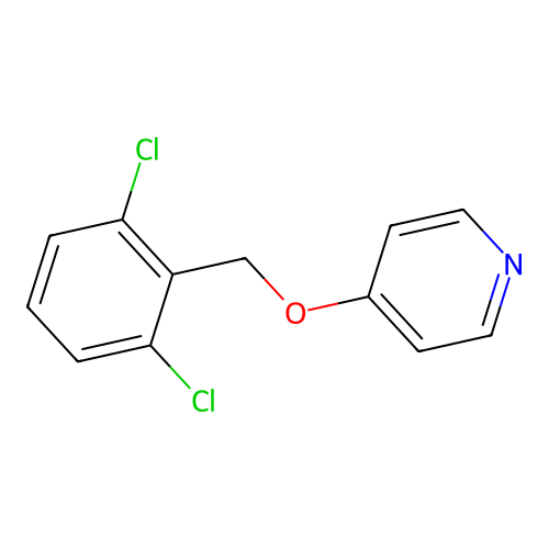 4-((2,6-Dichlorobenzyl)oxy)pyridine structure