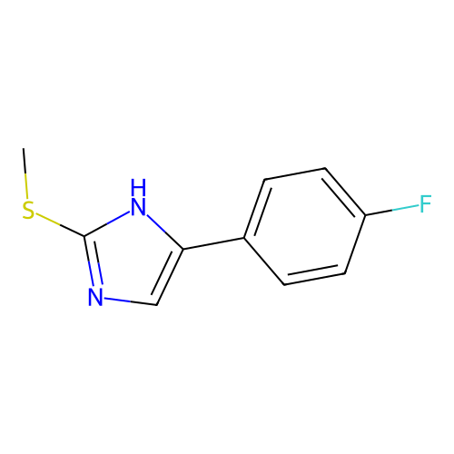 5-(4-fluorophenyl)-2-methylsulfanyl-1H-imidazole structure
