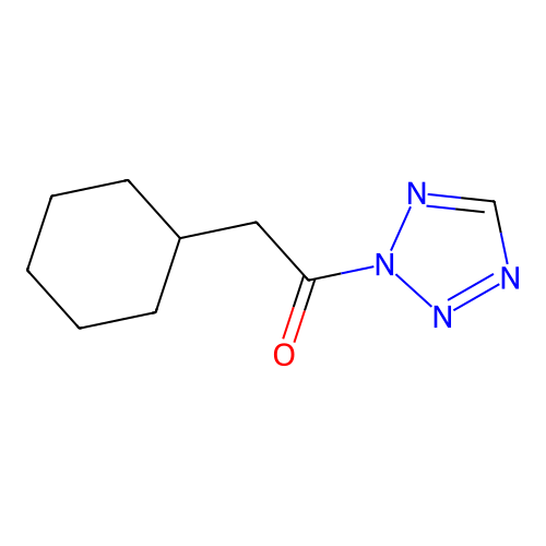 2-Cyclohexyl-1-tetrazol-2-yl-ethanone structure