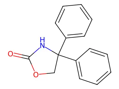 4,4-Diphenyl-1,3-oxazolidin-2-one structure