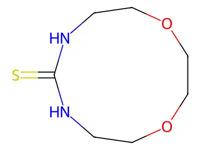 1,9-Dioxa-4,6-diazacycloundecane-5-thione structure
