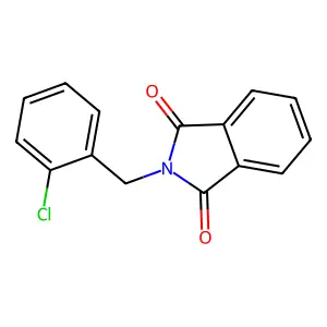 2-[(2-Chlorophenyl)methyl]isoindole-1,3-dione structure