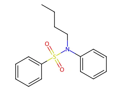 N-butyl-N-phenylbenzenesulfonamide structure