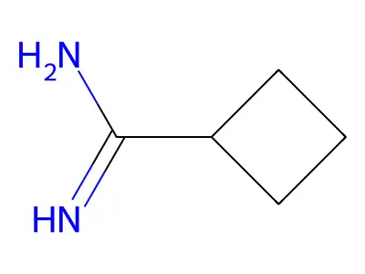 Cyclobutanecarboxamidine structure