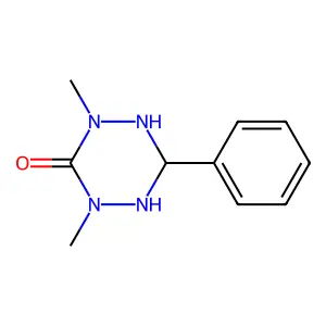 2,4-dimethyl-6-phenyl-1,2,4,5-tetrazinan-3-one structure
