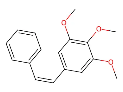 (Z)3,5-Trimethoxystilbene structure