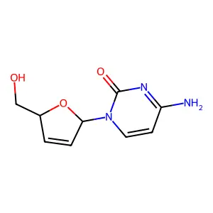 2',3'-Didehydro-2',3'-dideoxycytidine structure