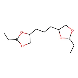 1,3,2-Dioxaborolane, 4,4'-(1,3-propanediyl)bis[2-ethyl- structure