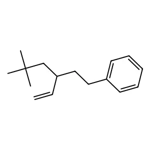 (3-Neopentyl-4-pentenyl)benzene structure
