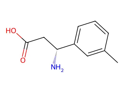 (r)-3-(m-Tolyl)-beta-alanine structure