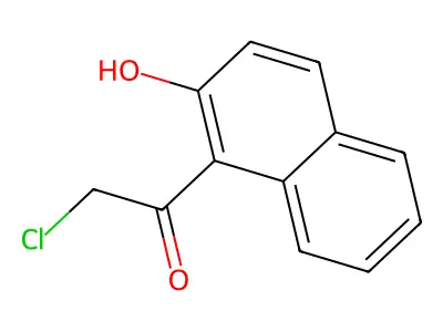2-Chloro-1-(2-hydroxynaphthalen-1-yl)ethanone structure