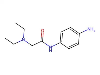 N-(4-aminophenyl)-2-(diethylamino)acetamide structure
