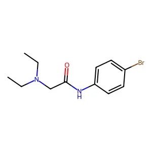 N-(4-bromophenyl)-2-(diethylamino)acetamide structure