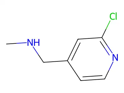 1-(2-Chloropyridin-4-yl)-N-methylmethanamine structure