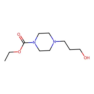 Ethyl 4-(3-hydroxypropyl)piperazine-1-carboxylate structure