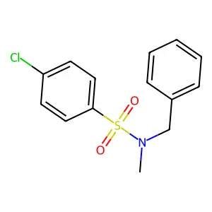 N-benzyl-4-chloro-N-methylbenzenesulfonamide structure
