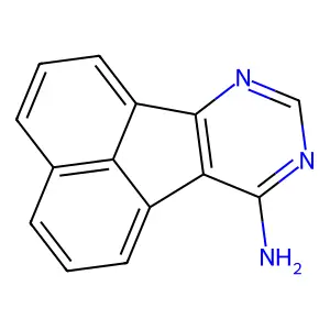 Acenaphtho(1,2-d)pyrimidin-10-amine structure