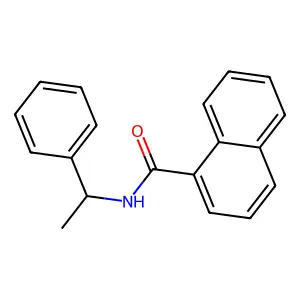 N-(1-苯乙基)萘-1-甲酰胺 structure