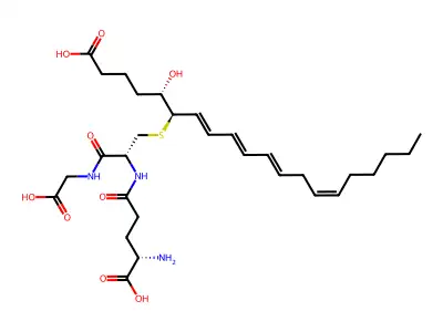 11-trans Leukotriene C4 structure