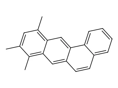 8,9,11-Trimethylbenz(A)anthracene structure