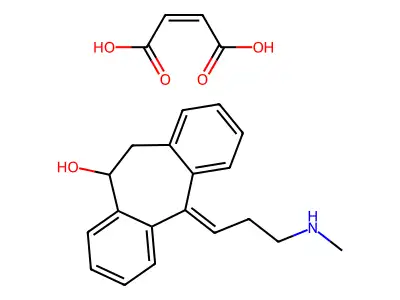 10-Hydroxy Nortriptyline Maleate structure