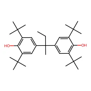 2,6-Ditert-butyl-4-[2-(3,5-ditert-butyl-4-hydroxyphenyl)butan-2-yl]phenol structure