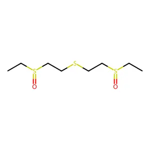 Ethane, 1,1'-thiobis(2-(ethylsulfinyl)- structure
