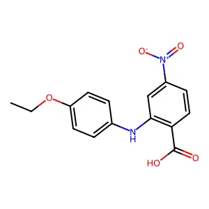 2-((4-乙氧苯基)氨基)-4-硝基苯甲酸 structure