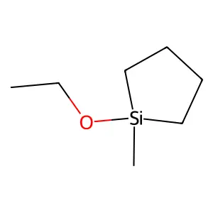 1-Methyl-1-ethoxy-1-silacyclopentane structure