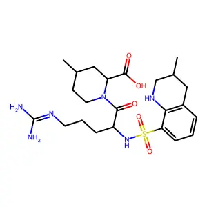 阿加曲班 structure