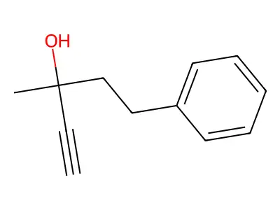 3-Methyl-5-phenylpent-1-yn-3-ol structure