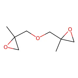 2,2'-(Oxybis(methylene))bis(2-methyloxirane) structure