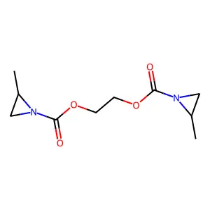 2-(2-Methylaziridine-1-carbonyl)oxyethyl 2-methylaziridine-1-carboxylate structure