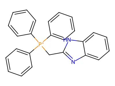 2-((Triphenylphosphoranyl)methyl)-1H-benzimidazole structure