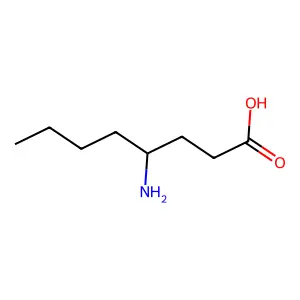 (4S)-4-aminooctanoic acid structure