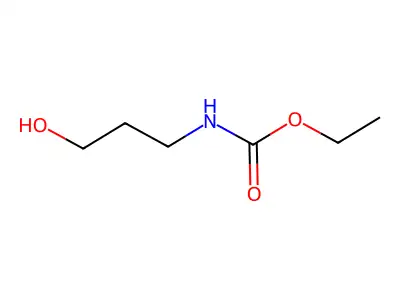 Carbamic acid, (3-hydroxypropyl)-, ethyl ester structure