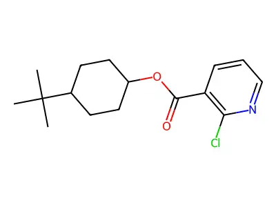 4-Tert-butylcyclohexyl 2-chloropyridine-3-carboxylate structure