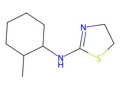 N-(2-methylcyclohexyl)-4,5-dihydro-1,3-thiazol-2-amine structure