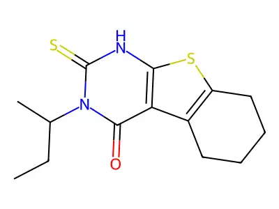 4-(Butan-2-yl)-5-sulfanyl-8-thia-4,6-diazatricyclo[7.4.0.0,2,7]trideca-1(9),2(7),5-trien-3-one structure