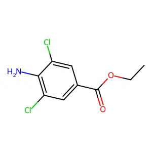 Ethyl 4-amino-3,5-dichlorobenzoate structure